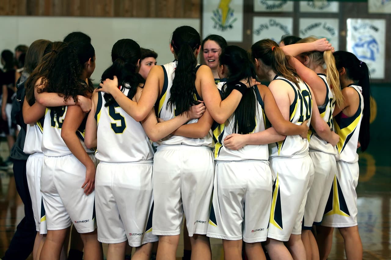 Team huddle